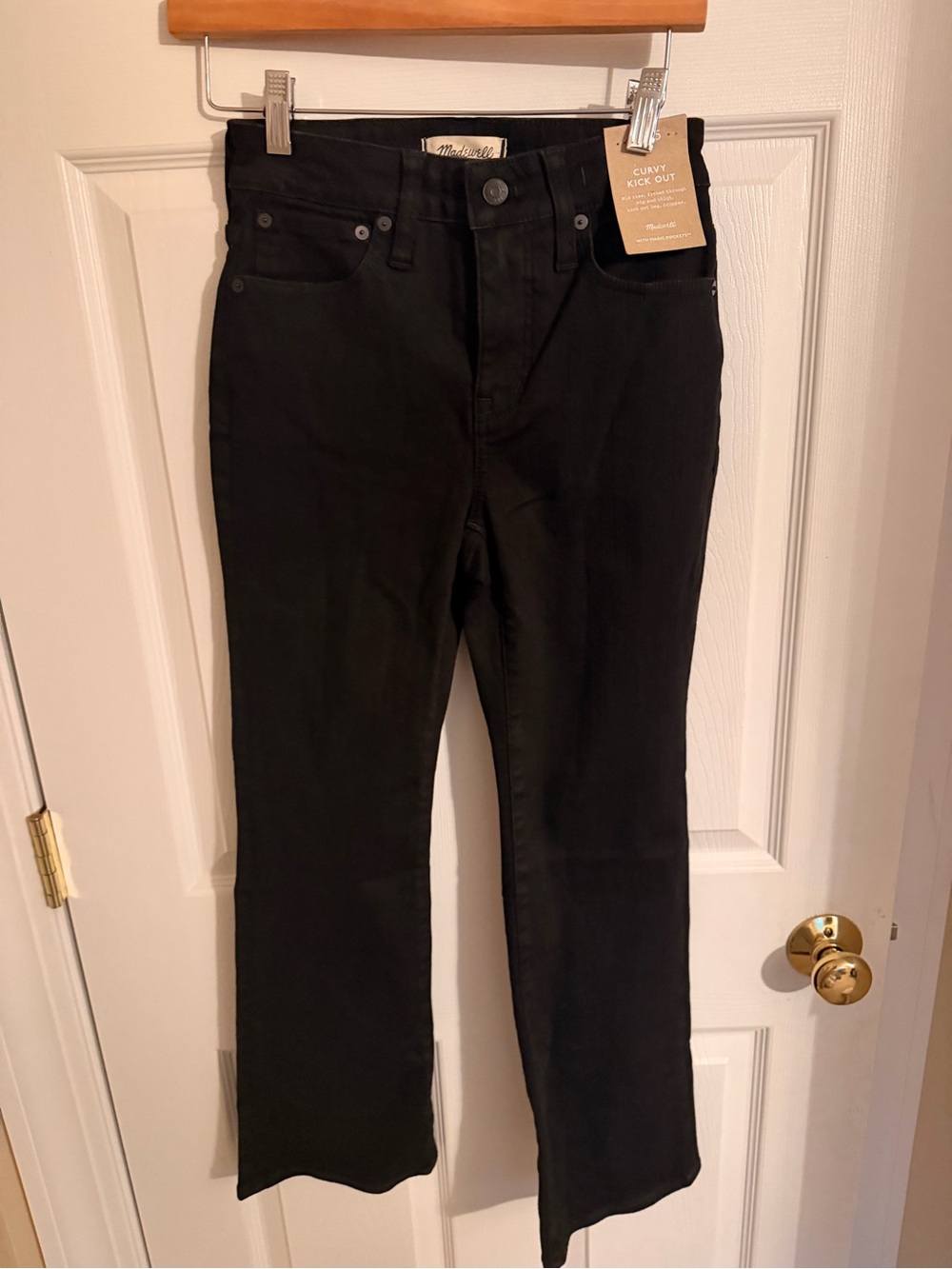 Madewell Black Boot Cut Jeans - Curvy Kick-Out